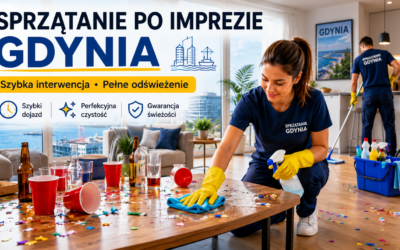 Sprzątanie po imprezie Gdynia — szybka interwencja i pełne odświeżenie