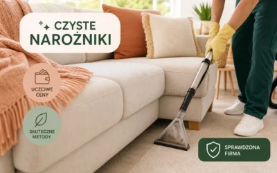 Pranie narożników: ceny, metody i jak wybrać firmę