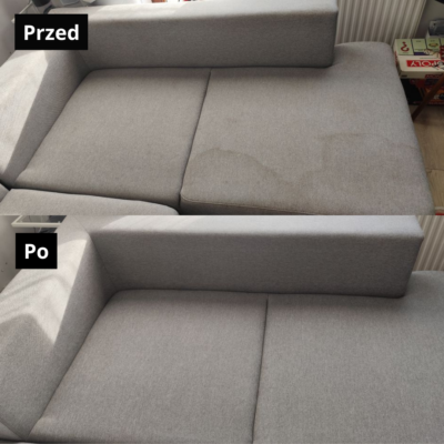 Pranie i czyszczenie kanapy Gdańsk Gdynia 4 Czyszczenie kanap efekt przed i po