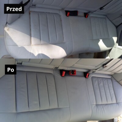 Realizacje 46 Czyszczenie tapicerki samochodowej efekt przed i po